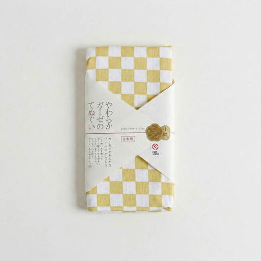 Traditional Japanese Tenugui Hand Towel - Komon Patterns