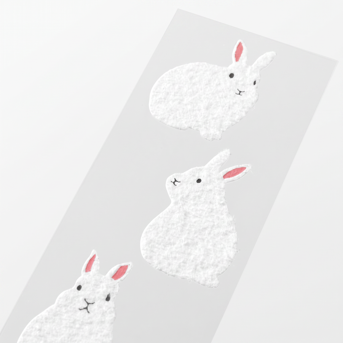 Rabbit Letter Paper & Envelope Letter Set with Fuzzy Stickers