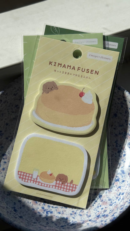 Cake Dessert & Dog Sticky Memo Notes