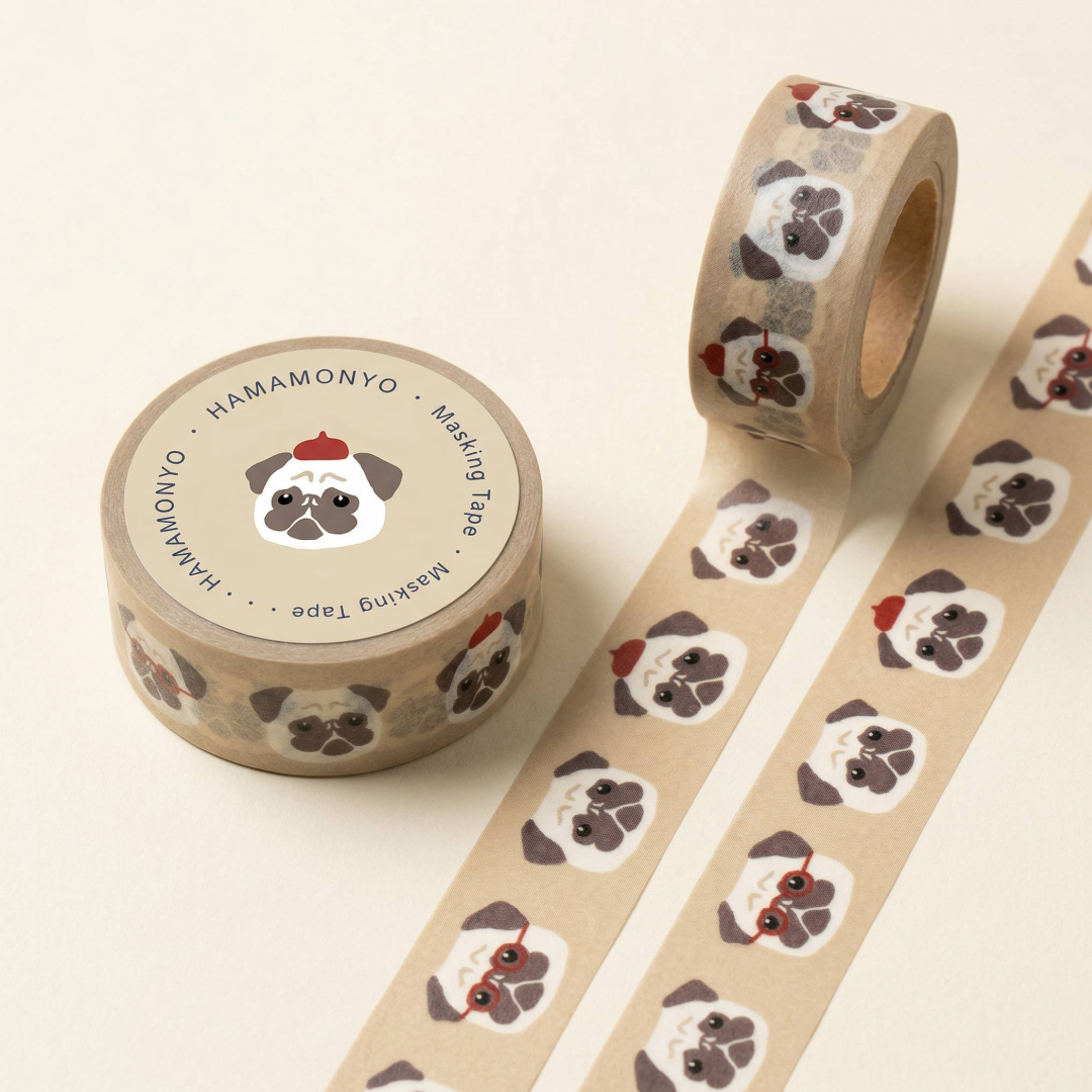 Pug Washi Tape