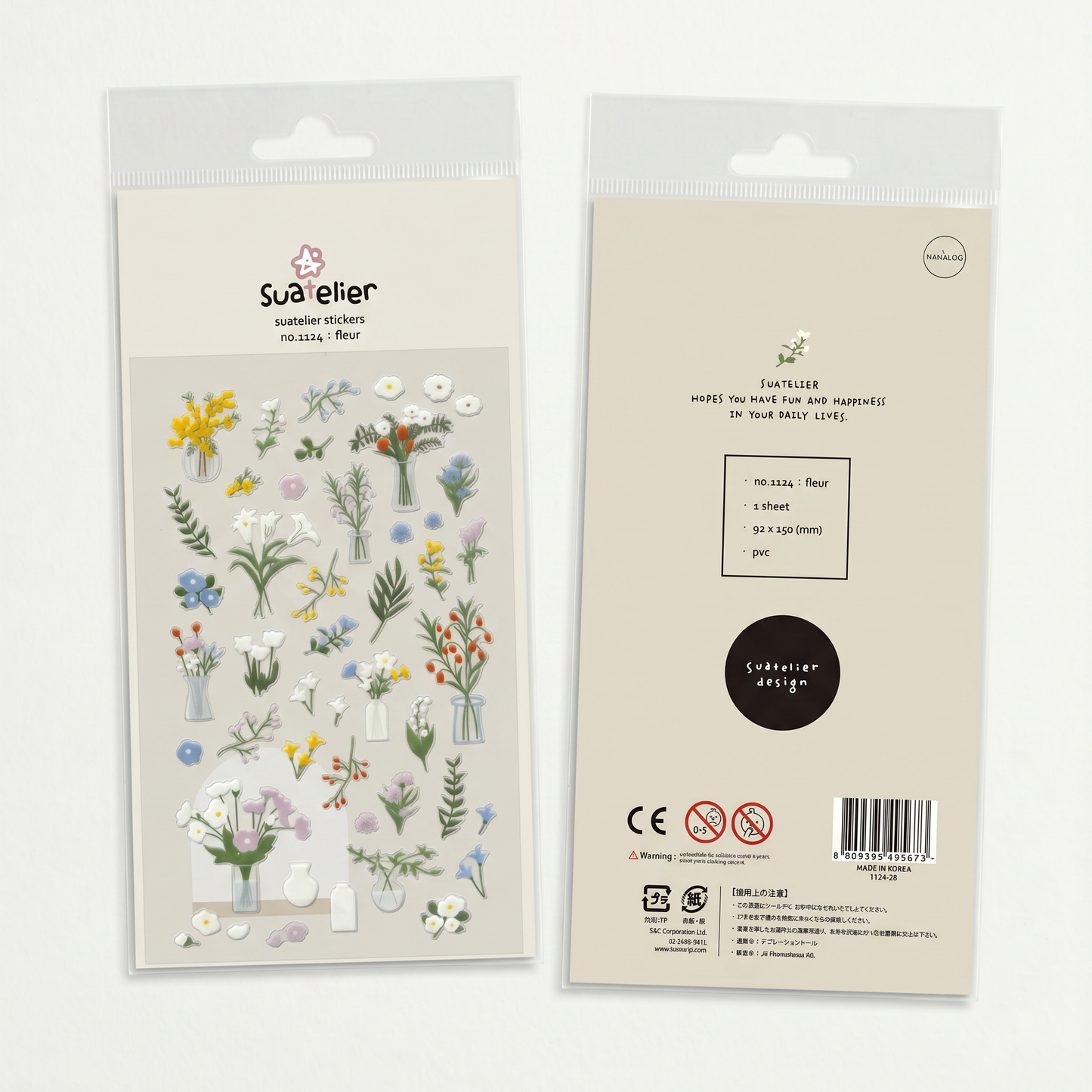 Flower Journaling Sticker Sheet