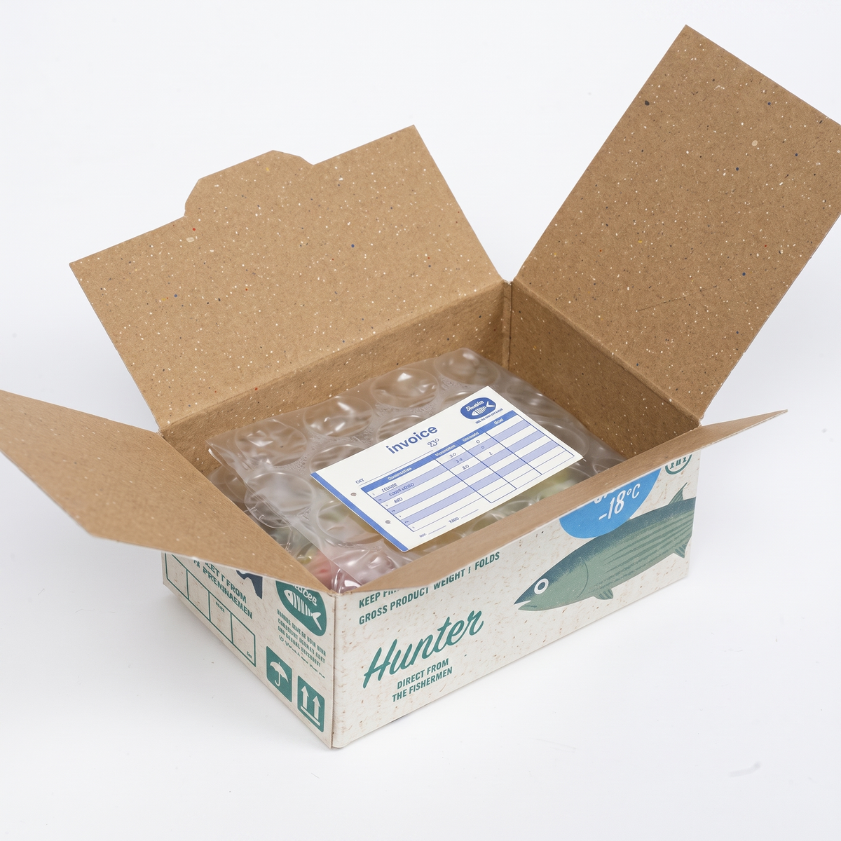Miniature Haco Fish Sticker Box by Greeting Life