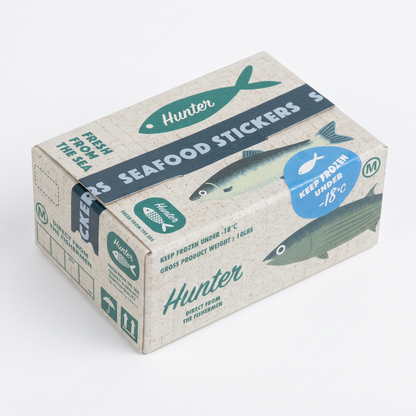 Miniature Haco Fish Sticker Box by Greeting Life