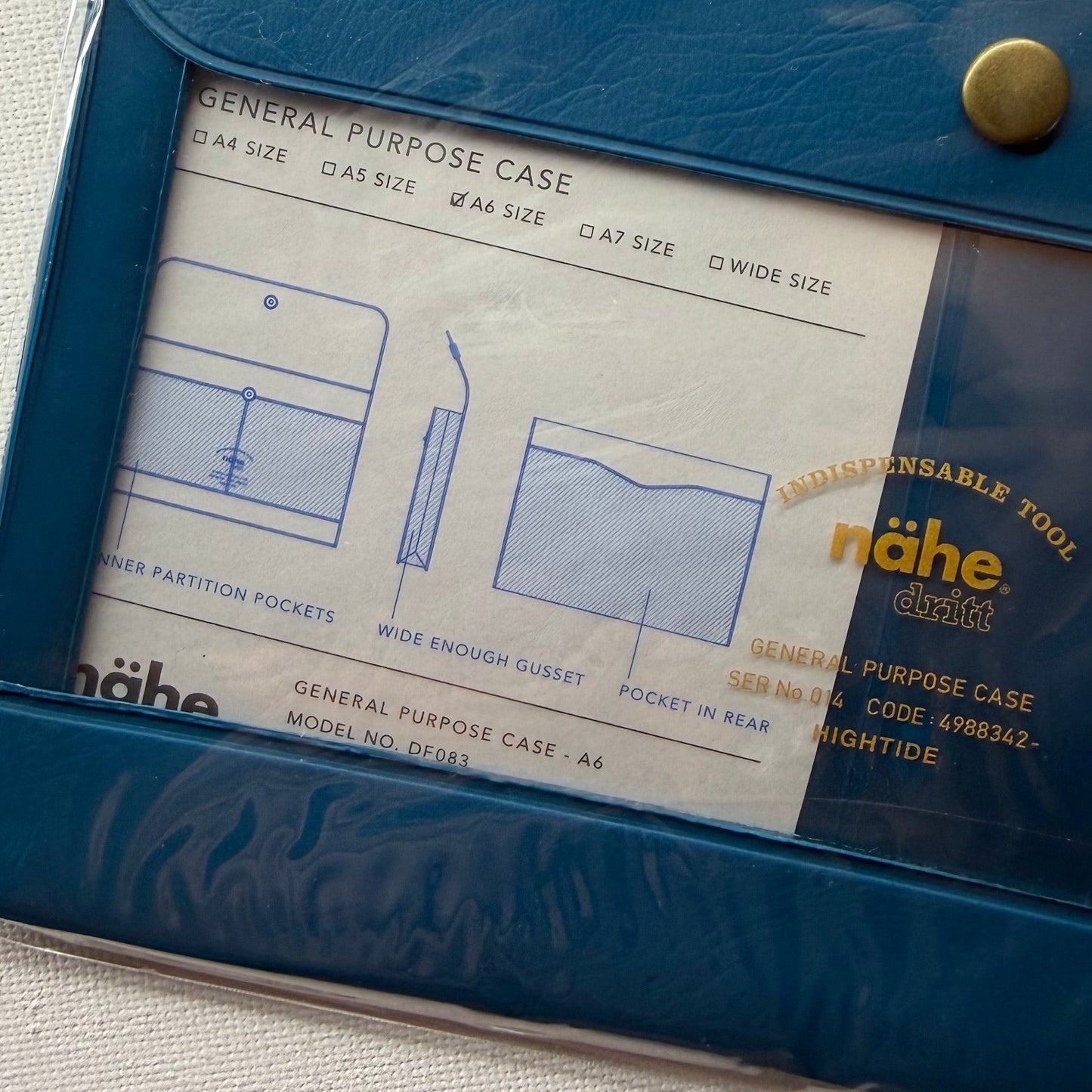 Nähe A6 General Purpose Case - Blue