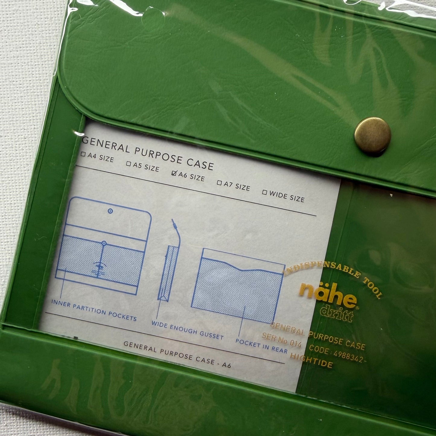 Nähe A6 General Purpose Case - Green