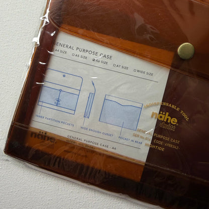 Nähe A6 General Purpose Case - Clear Brown