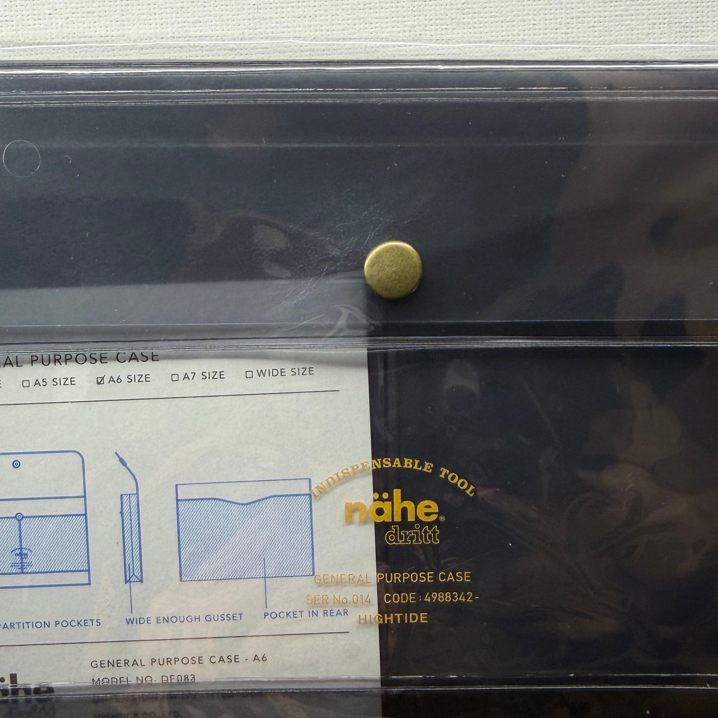 Nähe A6 General Purpose Case - Clear Grey