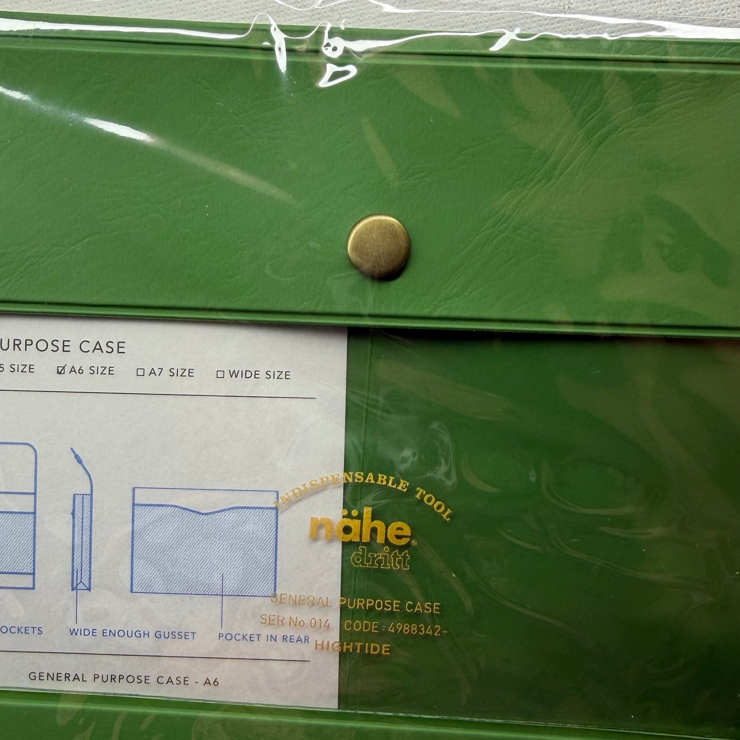 Nähe A6 General Purpose Case - Green