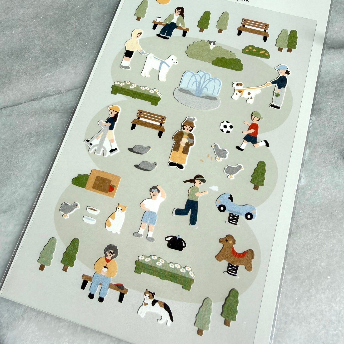In the Park Journaling Sticker Sheet