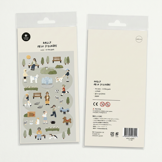 In the Park Journaling Sticker Sheet