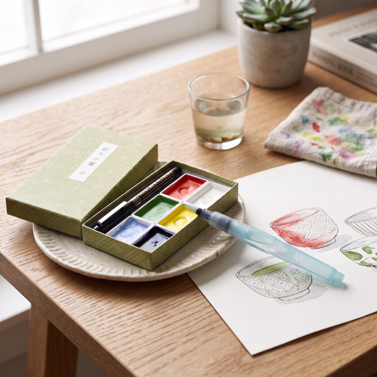 Kuretake Gansai Beginner Watercolor Kit
