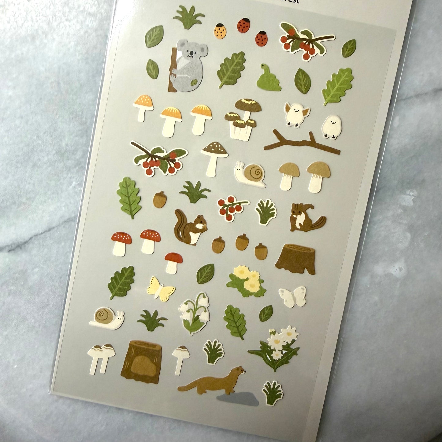 Little Forest Journaling Sticker Sheet