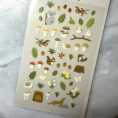 Little Forest Journaling Sticker Sheet