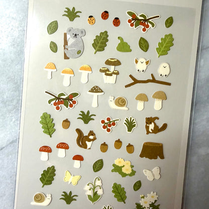 Little Forest Journaling Sticker Sheet