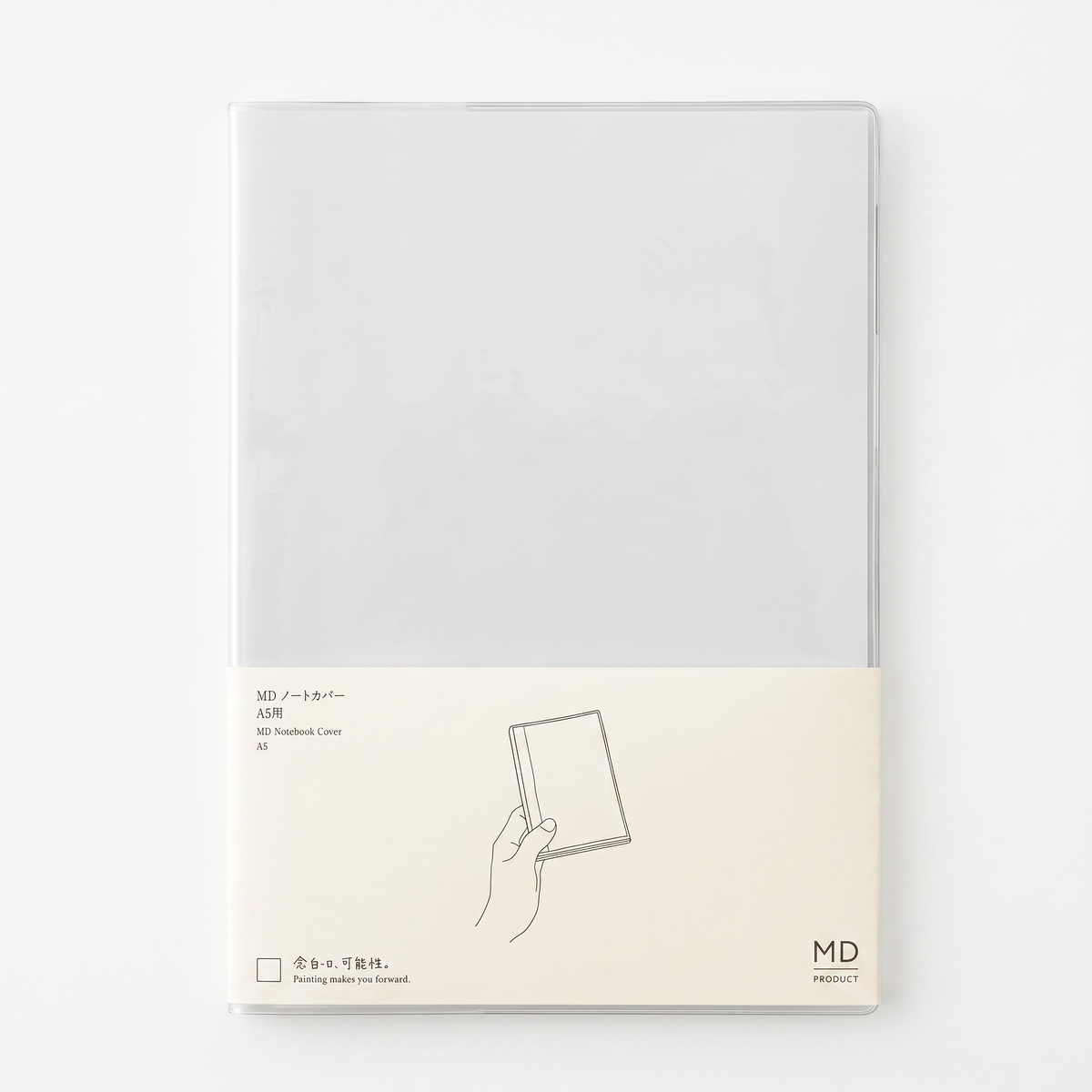 Midori Clear Protective Notebook Cover A5