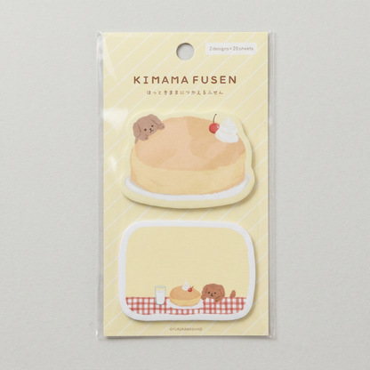 Cake Dessert & Dog Sticky Memo Notes