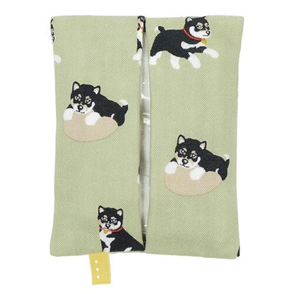 Black Shiba Inu Pocket Tissue Case