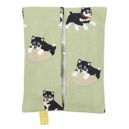 Black Shiba Inu Pocket Tissue Case