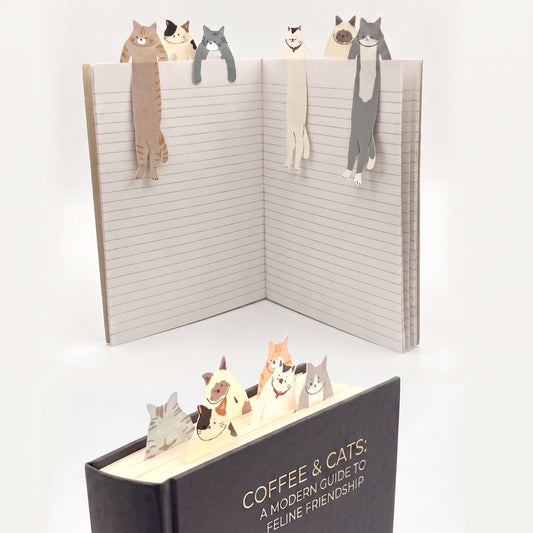 Dangling Cuddle Cat Japanese Bookmark