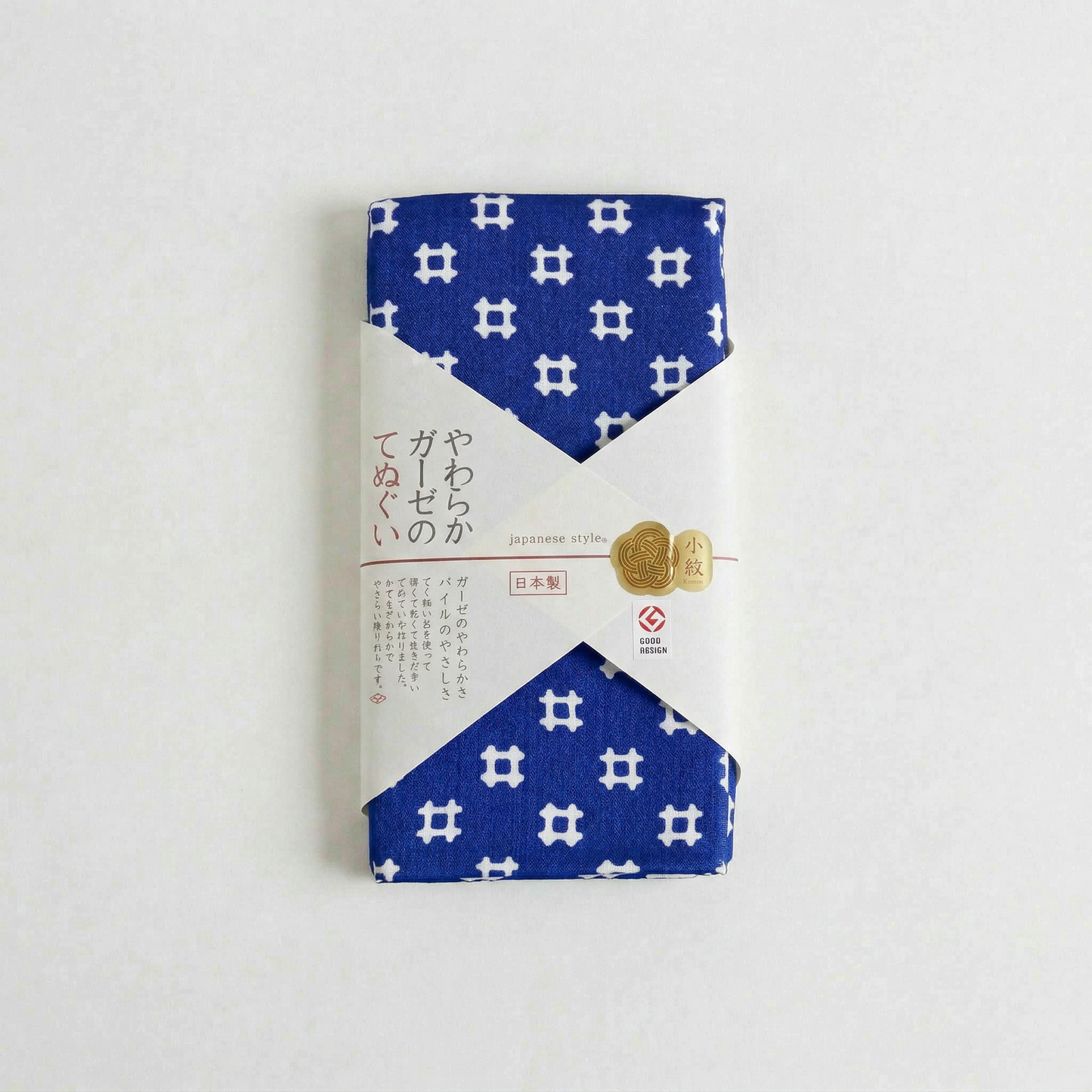 Traditional Japanese Tenugui Hand Towel - Komon Patterns