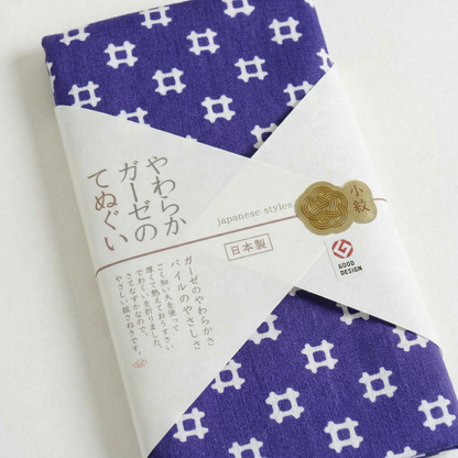 Traditional Japanese Tenugui Hand Towel - Komon Patterns