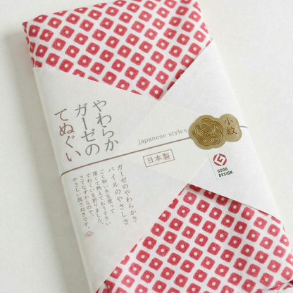 Traditional Japanese Tenugui Hand Towel - Komon Patterns