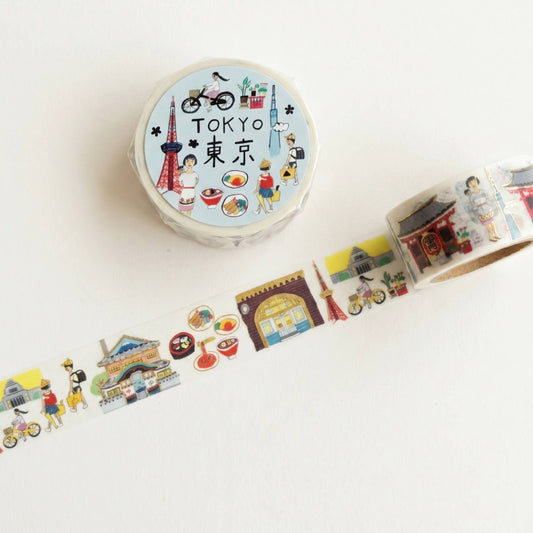 Ai Okino TOKYO Themed  Foil-Stamped Washi Tape