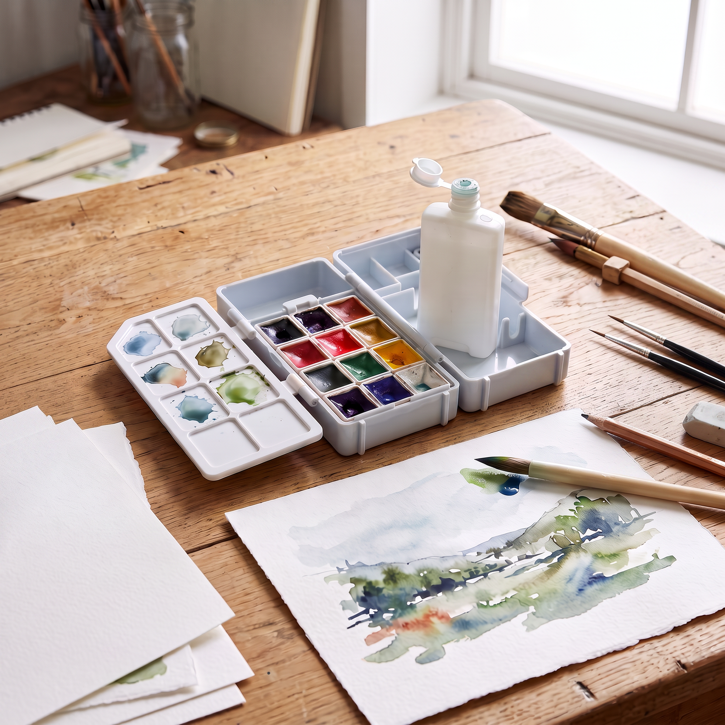 Kuretake Gansai Tambi Watercolour Travel Set