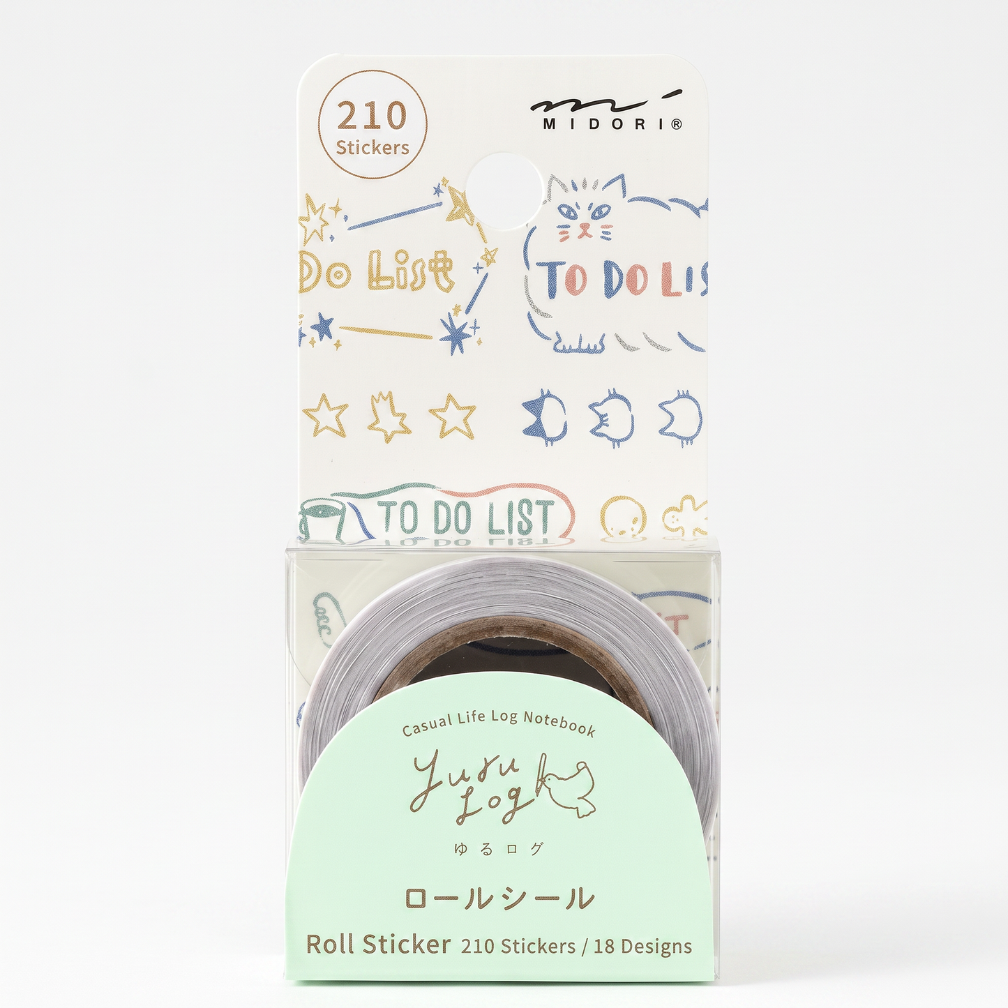 Yuru Log Journal Sticker Roll - To Do List