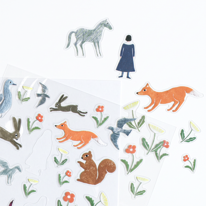 Nishi Shuku GARDEN Clear Sticker Sheet
