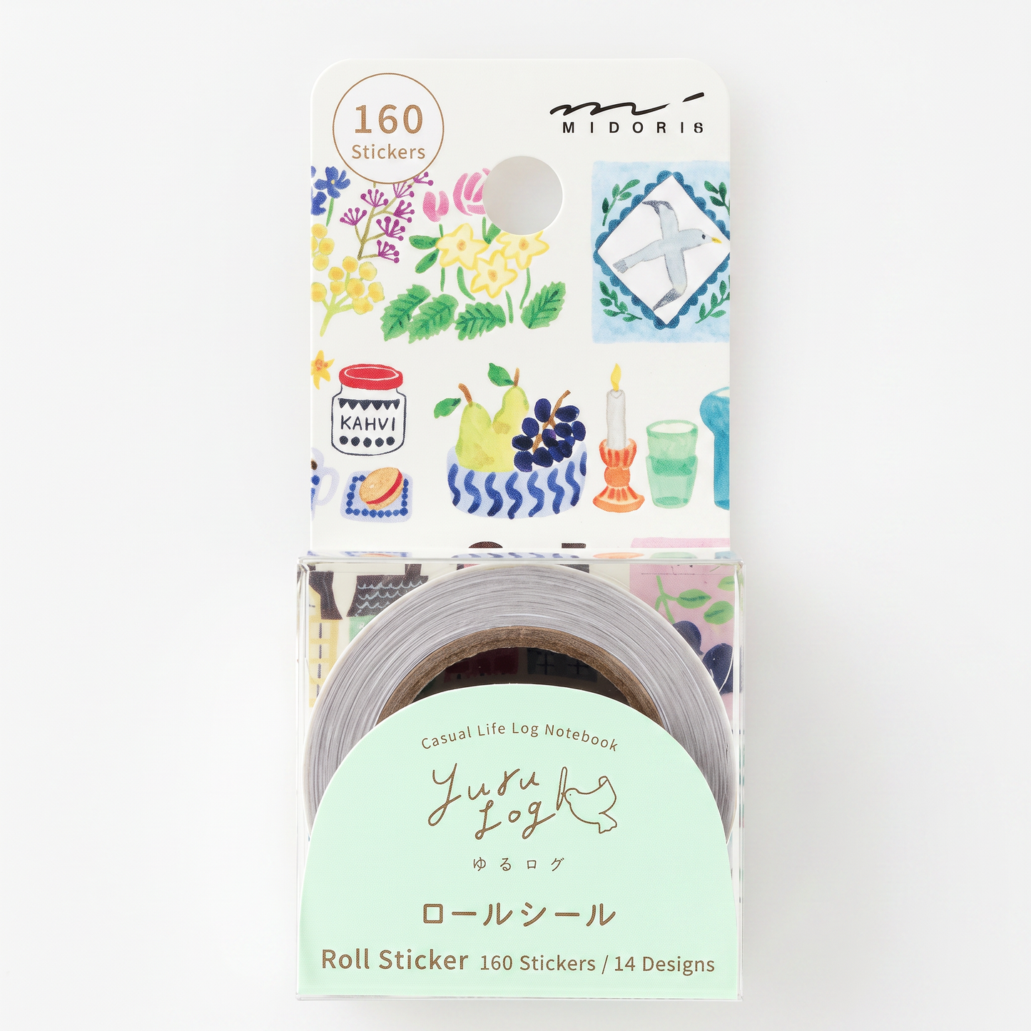 Yuru Log Journal Sticker Roll - Stamps