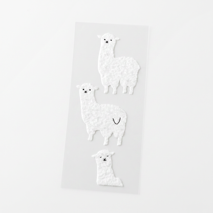 Alpaca Letter Paper & Envelope Letter Set with Fuzzy Stickers