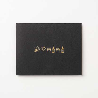 Celebratory Patterns Gold Foil Transfer Stickers