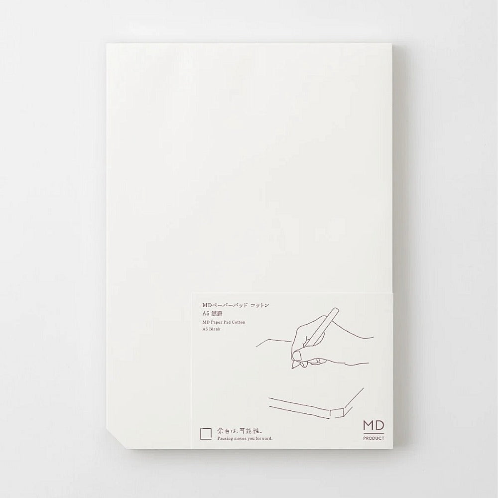 Midori MD Paper Pad Cotton A5 Blank