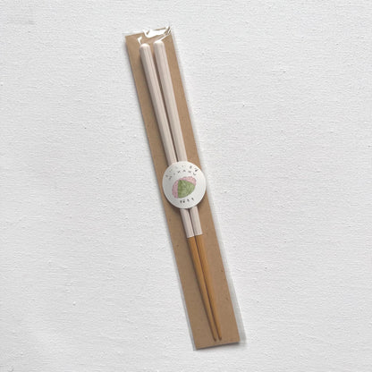 Mikaku Colorful Pastel Natural Wood Chopsticks