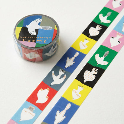 Subikiawa ROOMS Free Bird Foil-Stamped Washi Tape